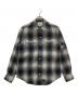 URSUS BAPE（アーサスベイプ）の古着「OMBRE CHECK HEAVY FLANNEL SHIRTS/オンブレチェックヘビーネルシャツ」｜ブラック