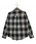 URSUS BAPE (アーサスベイプ) OMBRE CHECK HEAVY FLANNEL SHIRTS/オンブレチェックヘビーネルシャツ ブラック サイズ:Ⅿ：8000円