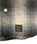 中古・古着 URSUS BAPE (アーサスベイプ) OMBRE CHECK HEAVY FLANNEL SHIRTS/オンブレチェックヘビーネルシャツ ブラック サイズ:Ⅿ：8000円