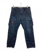 ETERNALエターナル）の古着「総刺繍デニムパンツ」｜インディゴ