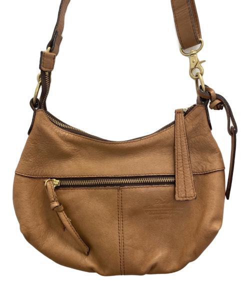 DAKOTA（ダコタ）DAKOTA (ダコタ) レザーショルダーバッグ ブラウンの古着・服飾アイテム