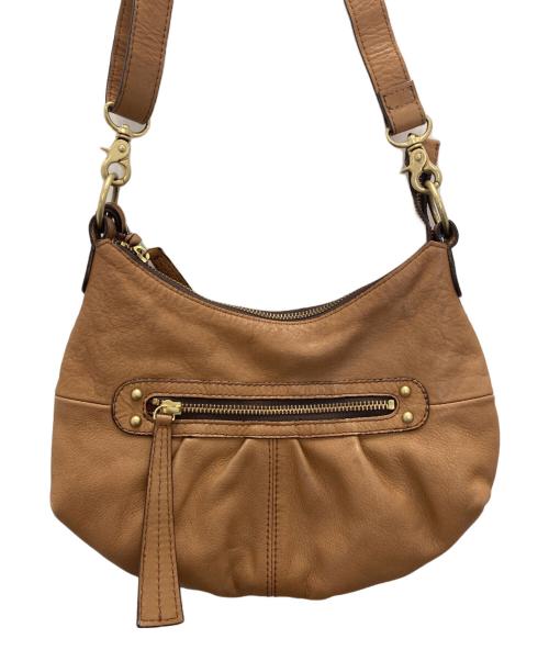 DAKOTA（ダコタ）DAKOTA (ダコタ) レザーショルダーバッグ ブラウンの古着・服飾アイテム