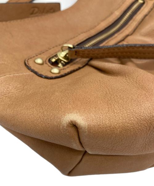 DAKOTA（ダコタ）DAKOTA (ダコタ) レザーショルダーバッグ ブラウンの古着・服飾アイテム