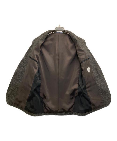 LANVIN en Bleu（ランバンオンブルー）LANVIN en Bleu (ランバンオンブルー) ノイズプリントテーラードジャケット グレー サイズ:48の古着・服飾アイテム