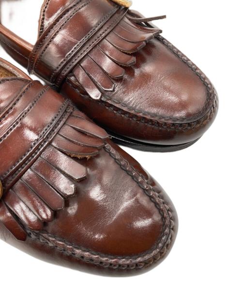 COLE HAAN（コールハーン）COLE HAAN (コールハーン) キルトタッセルローファー ブラウン サイズ:表記薄れ確認不可の古着・服飾アイテム