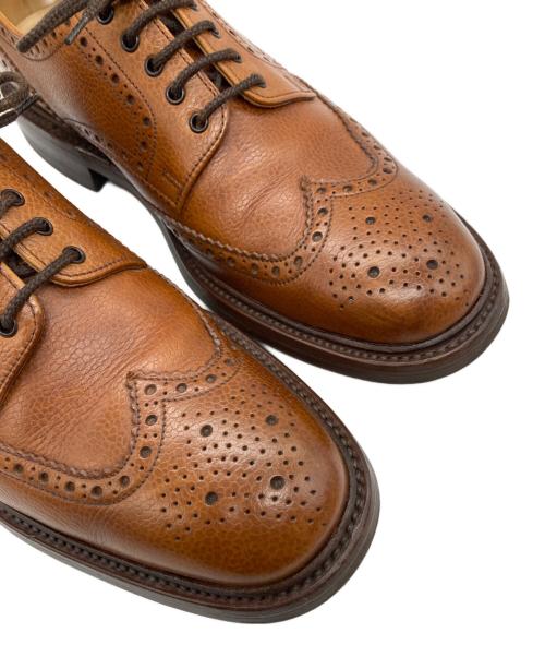 LOAKE 1880（ローク）LOAKE 1880 (ローク) レザーブローグシューズ ウィスキー サイズ:8の古着・服飾アイテム