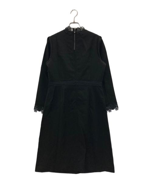 CHRISCELIN（クリスセリーン）CHRISCELIN (クリスセリーン) ブラウスワンピース ブラック サイズ:Ⅿの古着・服飾アイテム