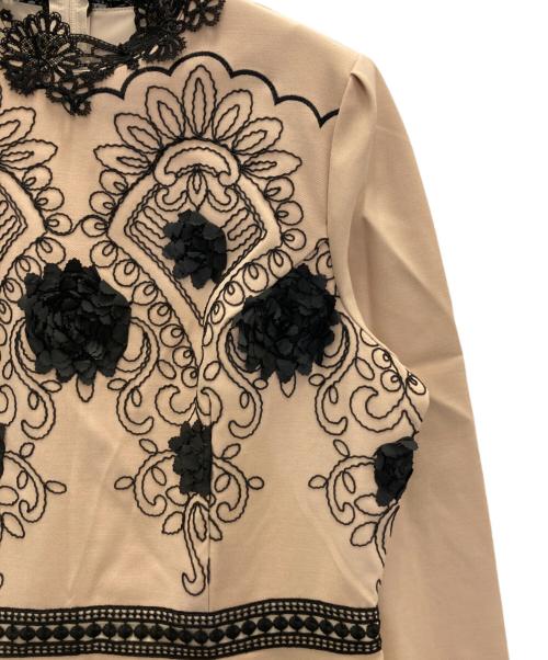 CHRISCELIN（クリスセリーン）CHRISCELIN (クリスセリーン) ブラウスワンピース ベージュ サイズ:40の古着・服飾アイテム