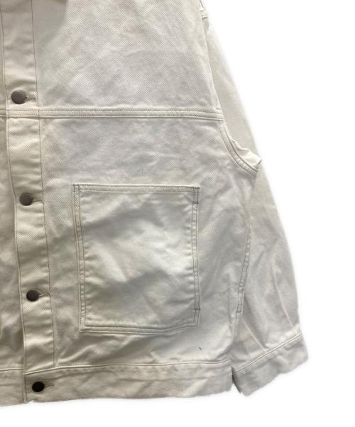 JOURNAL STANDARD relume（ジャーナルスタンダード レリューム）JOURNAL STANDARD relume (ジャーナルスタンダード レリューム) デニムトラッカージャケット ホワイト サイズ:Ｌの古着・服飾アイテム