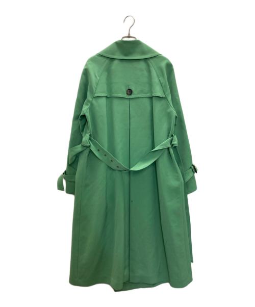 GRACE CONTINENTAL（グレースコンチネンタル）GRACE CONTINENTAL (（グレースコンチネンタル) アシメトレンチコート グリーン サイズ:36の古着・服飾アイテム