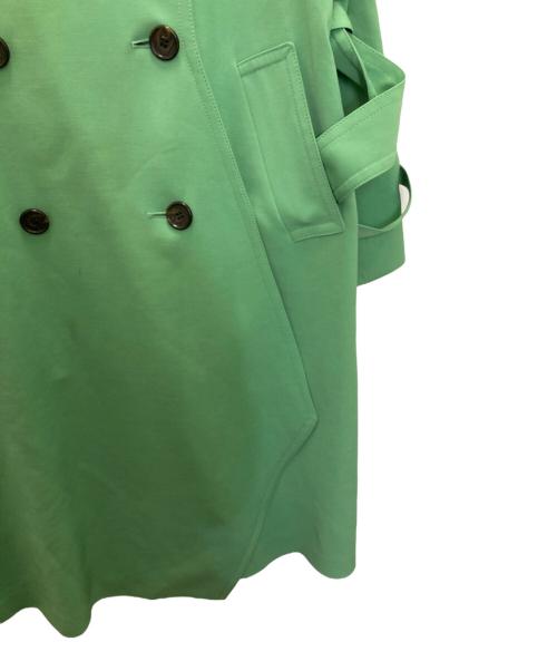 GRACE CONTINENTAL（グレースコンチネンタル）GRACE CONTINENTAL (（グレースコンチネンタル) アシメトレンチコート グリーン サイズ:36の古着・服飾アイテム