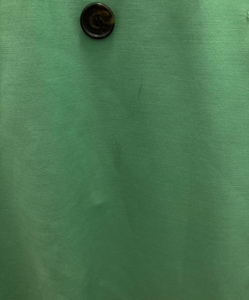 GRACE CONTINENTAL（グレースコンチネンタル）GRACE CONTINENTAL (（グレースコンチネンタル) アシメトレンチコート グリーン サイズ:36の古着・服飾アイテム