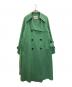 GRACE CONTINENTAL（（グレースコンチネンタル）の古着「アシメトレンチコート」｜グリーン