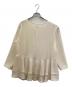 BEARDSLEY (ビアズリー) 裾フリルブラウス アイボリー サイズ:FREE：9000円