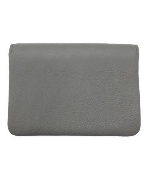 Studio La Cause（スタジオラコーズ）Studio La Cause (スタジオラコーズ) レザーウォレット グレーの古着・服飾アイテム