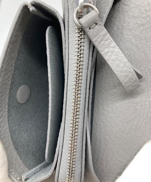 Studio La Cause（スタジオラコーズ）Studio La Cause (スタジオラコーズ) レザーウォレット グレーの古着・服飾アイテム