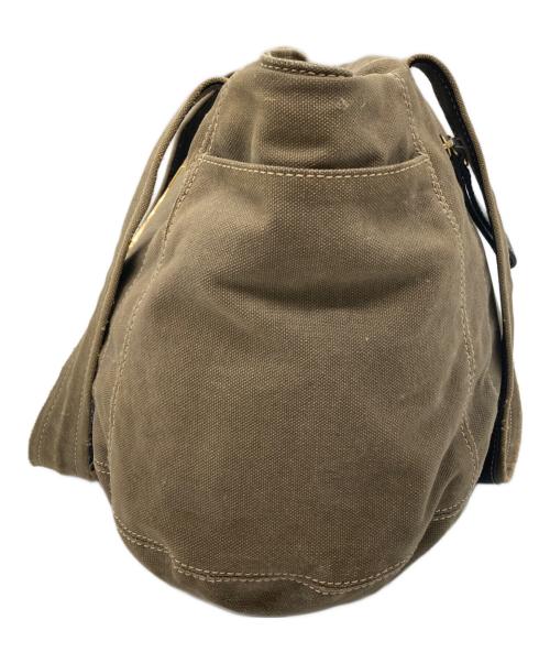 Vivienne Westwood（ヴィヴィアンウエストウッド）Vivienne Westwood (ヴィヴィアンウエストウッド) オーブプレートキャンバストートバッグ ブラウンの古着・服飾アイテム
