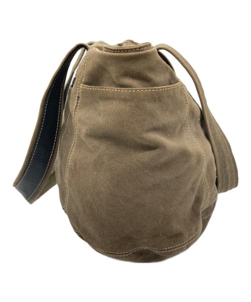 Vivienne Westwood（ヴィヴィアンウエストウッド）Vivienne Westwood (ヴィヴィアンウエストウッド) オーブプレートキャンバストートバッグ ブラウンの古着・服飾アイテム