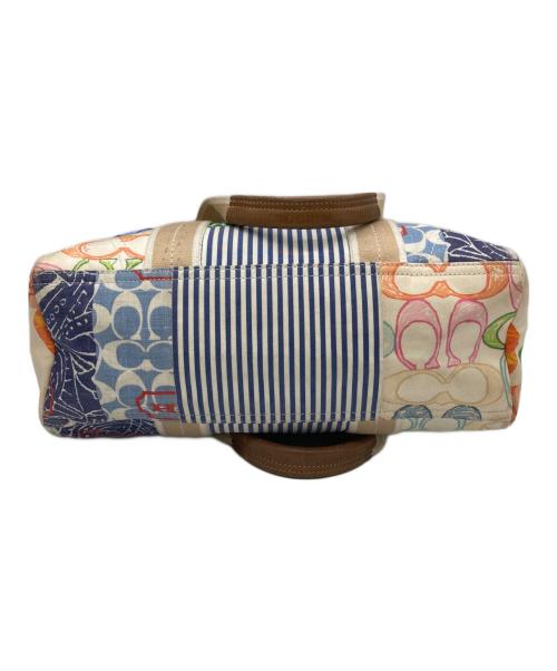 COACH（コーチ）COACH (コーチ) パッチワークトートバッグ マルチカラーの古着・服飾アイテム