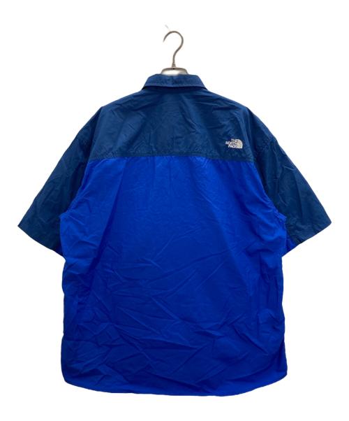 THE NORTH FACE（ザ ノース フェイス）THE NORTH FACE (ザ ノース フェイス) ショートスリーブヌプシシャツ ブルー サイズ:SIZE XLの古着・服飾アイテム