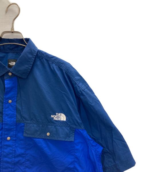 THE NORTH FACE（ザ ノース フェイス）THE NORTH FACE (ザ ノース フェイス) ショートスリーブヌプシシャツ ブルー サイズ:SIZE XLの古着・服飾アイテム
