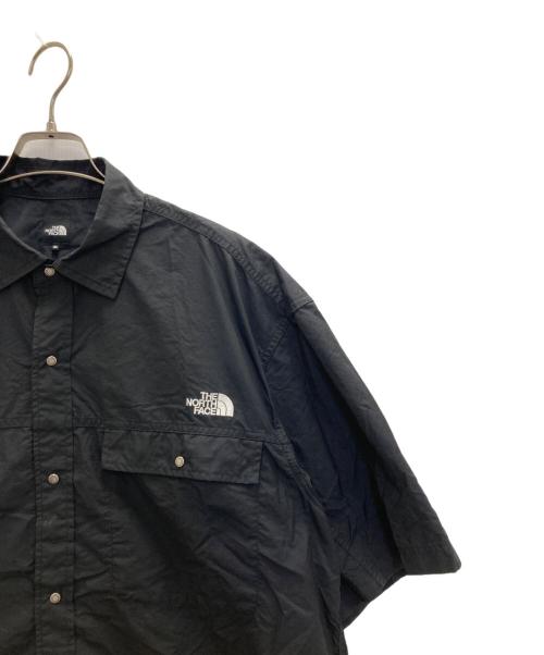 THE NORTH FACE（ザ ノース フェイス）THE NORTH FACE (ザ ノース フェイス) ショートスリーブヌプシシャツ ブラック サイズ:SIZE XLの古着・服飾アイテム