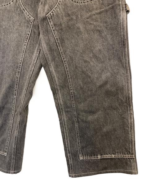 LEE（リー）LEE (リー) DUNGAREES ダブルニー ワイド ペインターパンツ ブラック サイズ:Sの古着・服飾アイテム