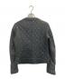 Marc by Marc Jacobs (マークバイマークジェイコブス) キルトレザーシングルライダースジャケット ブラック サイズ:Ⅼ：9000円