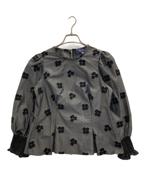 M'S GRACY（エムズグレイシー）M'S GRACY (エムズグレイシー) デイジーフロッキーブラウス ブラック サイズ:38の古着・服飾アイテム