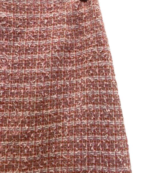 M'S GRACY（エムズグレイシー）M'S GRACY (エムズグレイシー) ツイードスカート ピンク サイズ:40の古着・服飾アイテム