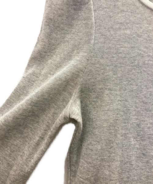 M'S GRACY（エムズグレイシー）M'S GRACY (エムズグレイシー) デイジースパンコールニット グレー サイズ:38の古着・服飾アイテム