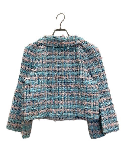 M'S GRACY（エムズグレイシー）M'S GRACY (エムズグレイシー) ツイードジャケット マルチカラー サイズ:38の古着・服飾アイテム