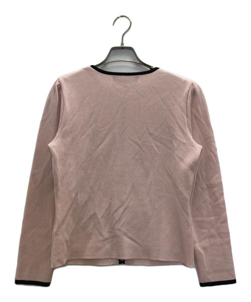 M'S GRACY（エムズグレイシー）M'S GRACY (エムズグレイシー) デイジージップカーディガン ピンク サイズ:38の古着・服飾アイテム