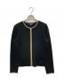 M'S GRACY（エムズグレイシー）の古着「ジップカーディガン」｜ブラック