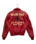 YELLOW CORN (イエローコーン) レザーライダースジャケット レッド サイズ:Ⅿ：15000円