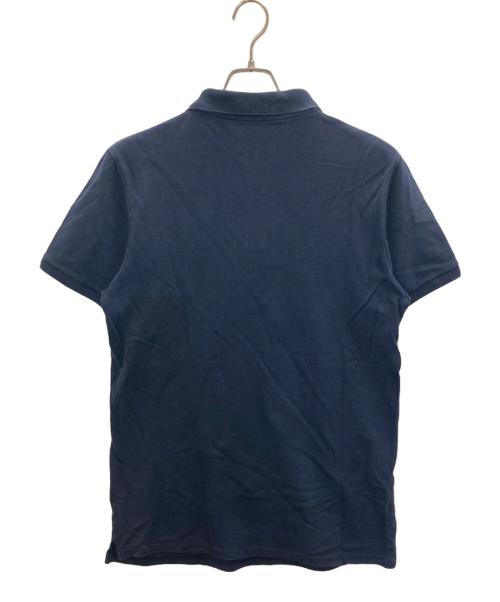 maison kitsune（メゾンキツネ）MAISON KITSUNE (メゾンキツネ) トリコフォックスポロシャツ ネイビー サイズ:SIZE Lの古着・服飾アイテム