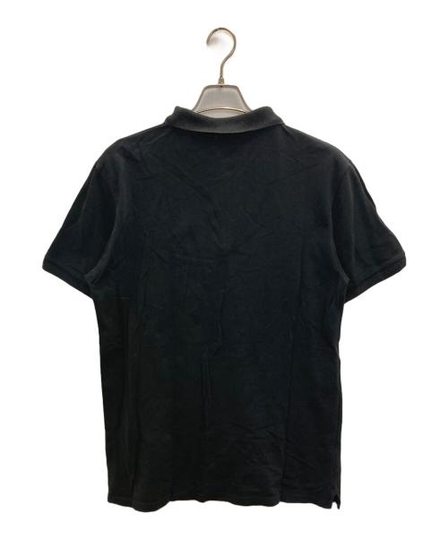 maison kitsune（メゾンキツネ）MAISON KITSUNE (メゾンキツネ) トリコフォックスポロシャツ ブラック サイズ:SIZE Lの古着・服飾アイテム
