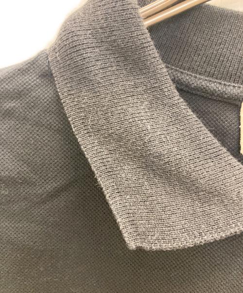 maison kitsune（メゾンキツネ）MAISON KITSUNE (メゾンキツネ) トリコフォックスポロシャツ ブラック サイズ:SIZE Lの古着・服飾アイテム