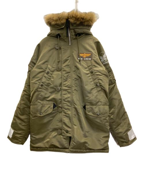 ALPHA（アルファ）ALPHA (アルファ) N-3B ALASKAN COMMAND オリーブ サイズ:Ⅿの古着・服飾アイテム