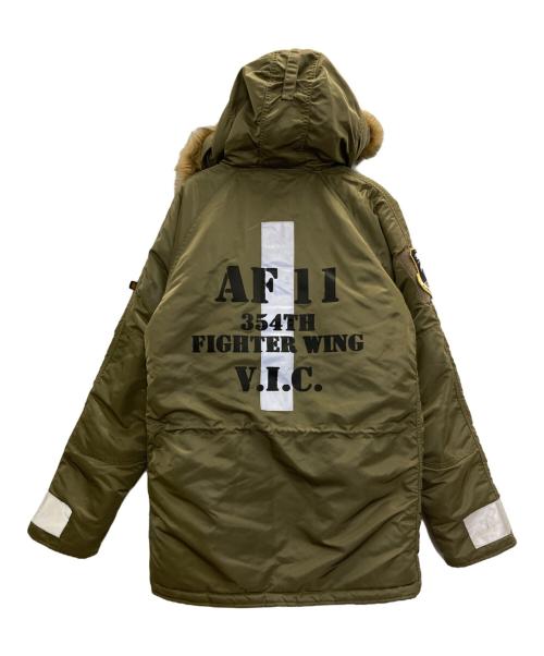 ALPHA（アルファ）ALPHA (アルファ) N-3B ALASKAN COMMAND オリーブ サイズ:Ⅿの古着・服飾アイテム