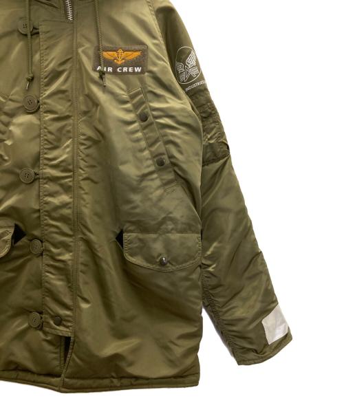 ALPHA（アルファ）ALPHA (アルファ) N-3B ALASKAN COMMAND オリーブ サイズ:Ⅿの古着・服飾アイテム