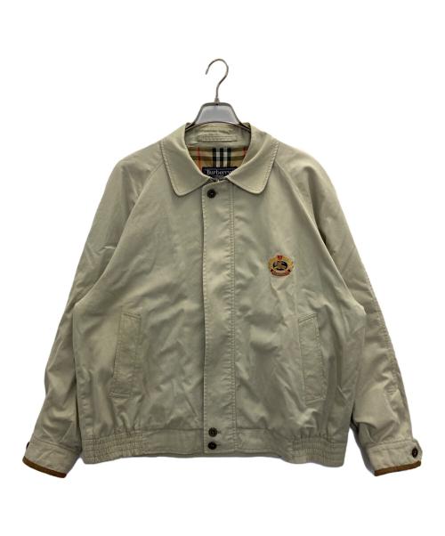 Burberry's（バーバリーズ）Burberry's (バーバリーズ) エンブレムスイングトップ ベージュ サイズ:表記無しの古着・服飾アイテム