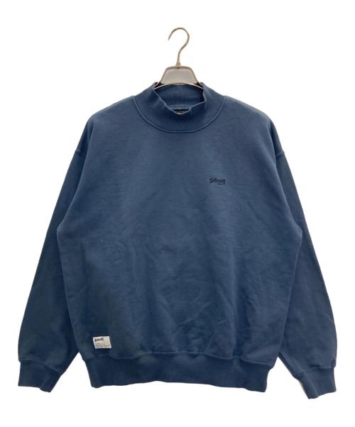 Schott（ショット）Schott (ショット) 刺繍スウェット ネイビー サイズ:Ⅼの古着・服飾アイテム