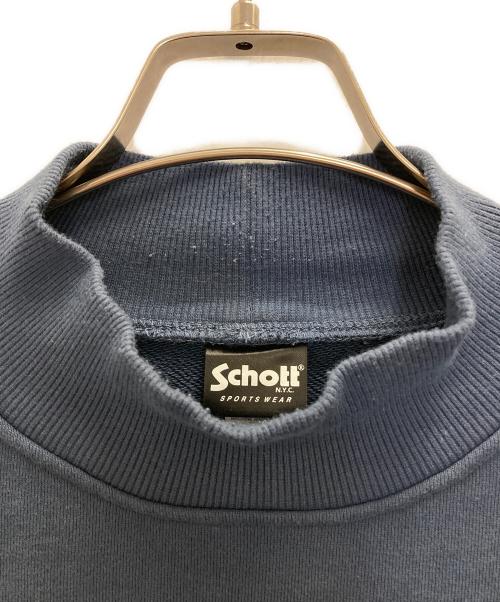 Schott（ショット）Schott (ショット) 刺繍スウェット ネイビー サイズ:Ⅼの古着・服飾アイテム