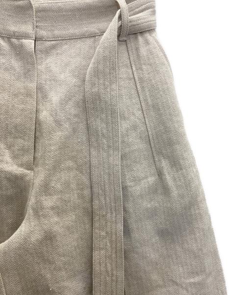 CLANE（クラネ）CLANE (クラネ) STITCH BELT HALF PANTS ベージュ サイズ:1の古着・服飾アイテム
