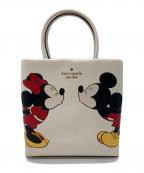 Kate Spadeケイトスペード）の古着「ミッキー＆ミニー2WAYショルダーバッグ」｜アイボリー