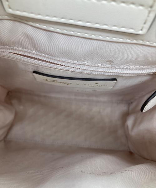 Kate Spade（ケイトスペード）Kate Spade (ケイトスペード) ミッキー＆ミニー2WAYショルダーバッグ アイボリーの古着・服飾アイテム