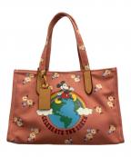 COACH×DISNEYコーチ×ディズニー）の古着「コラボキャンバストートバッグ」