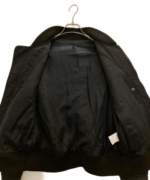 Acne（アクネ）Acne (アクネ) buffalo bomber jacket ブラック サイズ:46の古着・服飾アイテム