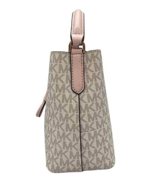 MICHAEL KORS（マイケル・コース）MICHAEL KORS (マイケル・コース) ハンドバッグ アイボリーの古着・服飾アイテム